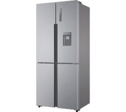 HAIER HTF-452WM7 60/40 Fridge Freezer - Stainless Steel